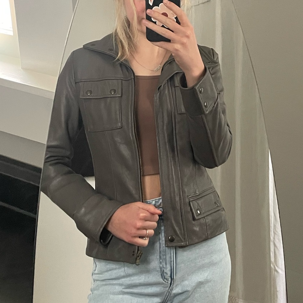 Vera Pelle Italian leather coat